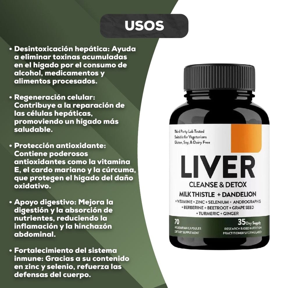 LIMPIEZA HEPATICA NATURAL Y EFECTIVA LIVER
