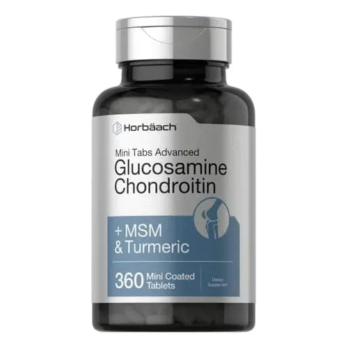 Horbäach Glucosamina Condroitina MSM con Cúrcuma - 180 Comprimidos