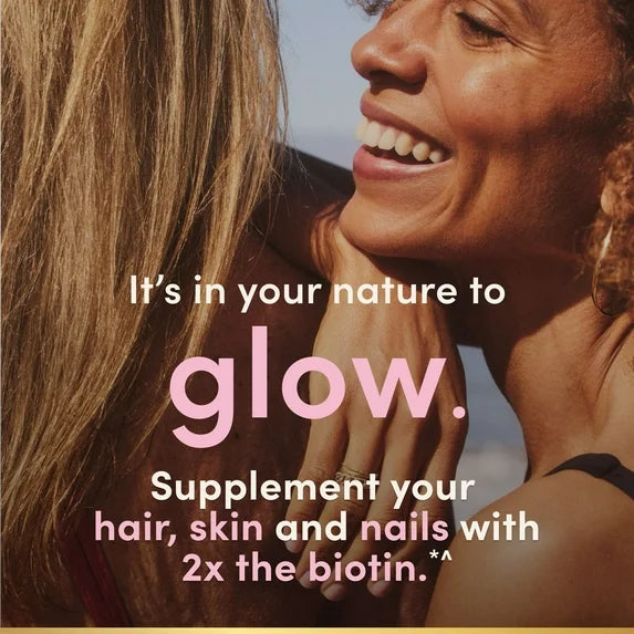 Nature's Bounty Gomitas Avanzadas para Cabello, Piel y Uñas - Biotina 6000 mcg - Vitaminas A, C y E - Sabor Fresa - 90 Unidades
